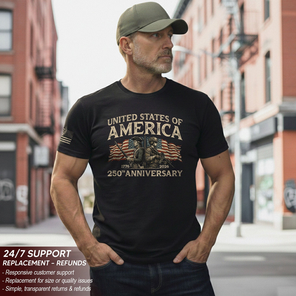 America 1776–2026 250 Years Anniversary Shirt, Legacy of Freedom
